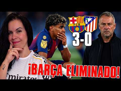 El BARÇA ELIMINADO pese a GANAR 3-0 a un RÁCANO ATLETI ¡90 MINUTOS NO BASTAN en el CAMP NOU!
