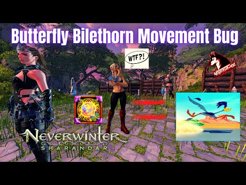 🙄 Butterfly Bilethorn Bug Movement Speed PVE/PVP Neverwinter Sharandar Northside