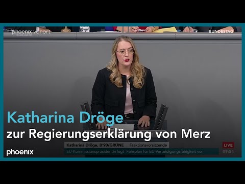 Katharina Dröge zur Regierungserklärung von Friedrich Merz zum Europäischen Rat am 16.10.25