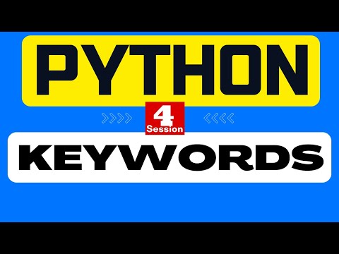 4 Python Tutorial Python Keywords Python Programming Full Course Step By Step Coding 2022