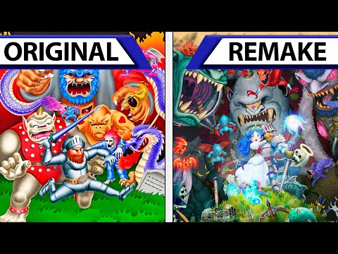 Ghosts 'n Goblins Resurrection | Original VS Remake | Graphics Comparison & Switch FPS