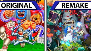 Ghosts &#39;n Goblins Resurrection | Original VS Remake | Graphics Comparison &amp; Switch FPS