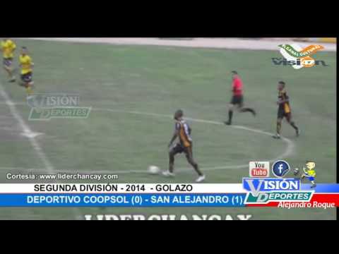 Coopsol (0) vs San Alejandro (1) - Golazo de Faiffer - Segunda División 2014 / VISIÓN DEPORTES