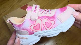 Кроссовки Promax розовые светящиеся 1841