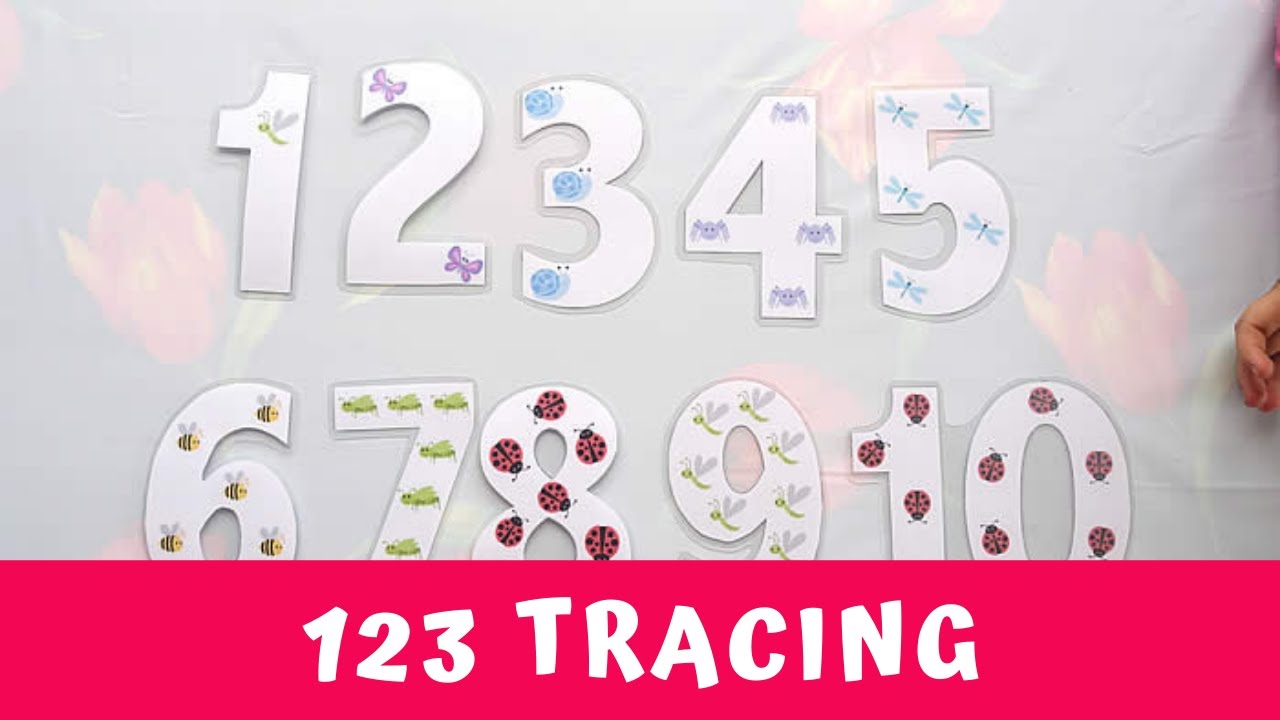 1-10 Counting and Tracing Numbers (Free Printable)