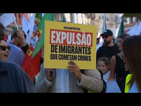Thousands in Portugal march against immigration in rally called by far-right party