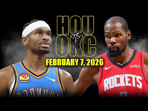 Houston Rockets vs Oklahoma City Thunder Full Game Highlights – February 7, 2026 | NBA Season