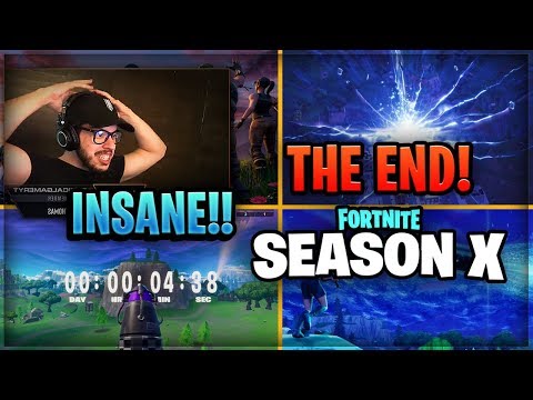 Typical Gamer REACTS to *FINAL EVENT* "THE END" SEASON 10 FINALE