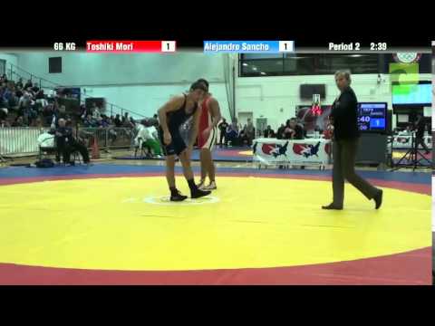 66 KG R16 - Toshiki Mori (Japan) vs. Alejandro Sandro (NYAC)