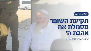 תקיעת השופר מסמלת את אהבת ה׳ | הרב שמואל אליהו | הלכה יומית | כ״ג אלול תשפ״ה (הרב שמואל אליהו) - התמונה מוצגת ישירות מתוך אתר האינטרנט יוטיוב. זכויות היוצרים בתמונה שייכות ליוצרה. קישור קרדיט למקור התוכן נמצא בתוך דף הסרטון