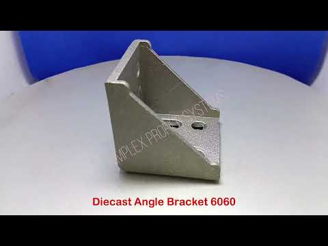 Dcbk 6060 aluminum diecast angle bracket