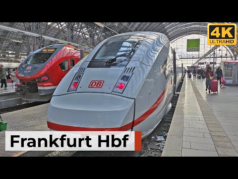 Frankfurt(Main) Hbf 25.04.2025 - Dicht getakteter Zugverkehr mit zahlreichen ICEs & Regionalzügen