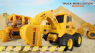 Press & Go Construction Vehicle Toy | Fun Sliding Action