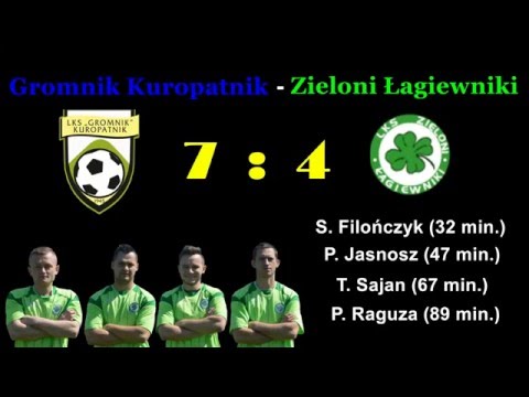 Skrót sparingu - Gromnik Kuropatnik - Zieloni Łagiewniki 7:4