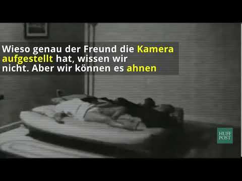 Kamera film schwebende Frau im Schlafzimmer