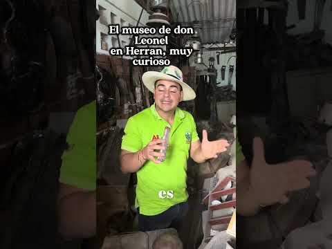 El museo de  Leonel es de admirar ya son muchas décadas coleccionando artefactos, su sueño y legado