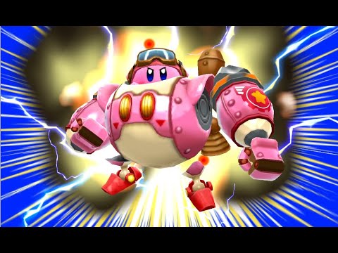 Kirby: Planet Robobot 100% Walkthrough part 1: A Mechanical World