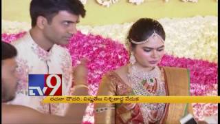 NTV Chairman Narendra Choudary&#39;s daughter Rachana Engagement ceremony - TV9
