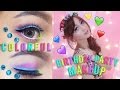 Colorful Birthday Party MakeUp Tutorial MarvellaContest