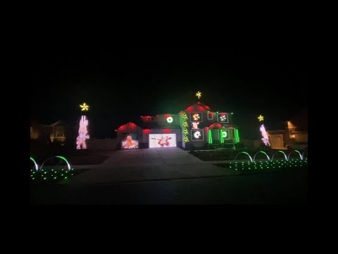 Christmas Ping Pong/Jingle Bells - A Very Merry Meridian Christmas Light Show