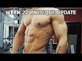 Natural Bodybuilder | Carb Cycling | Week 22 Physique Update