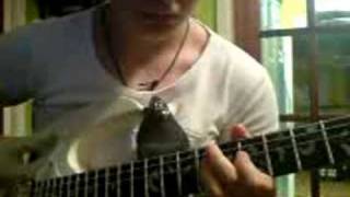 Amy playing 'The Donnas - Friends like mine solo'