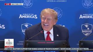 FULL EVENT: President Trump Speaks at Important Shield of the Americas Meeting in NY - 09/22/26