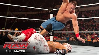 FULL MATCH - Rey Mysterio vs. John Cena – WWE Title Match: Raw, July 25, 2011