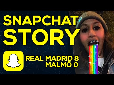 Real Madrid 8-0 Malmö FF | SNAPCHAT STORY