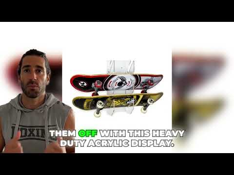 Skateboard Wall Mounted Display Rack