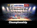 Crown Point vs Noblesville | Noblesville 2023 Holiday Tourney Game 4 | Boys Basketball