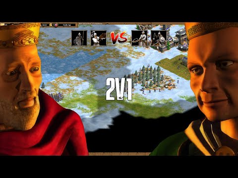I'm uploading every game of AOE2 I play until I die in 4K - Ep292: 2v1