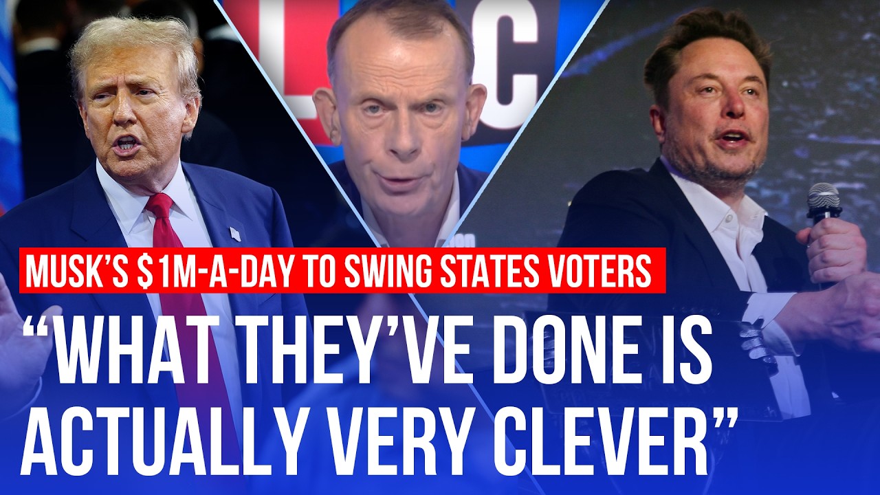 Is Elon Musk's $1m-a-day to swing state voters illegal? | LBC analysis