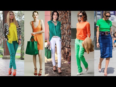 COLORES DE MODA PRIMAVERA VERANO 2020 / verde esmeralda combinaciones de ropa  Fashion Love