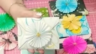 Dois Modelos de Envelopes Pra Vocês | Plissado e Coração - Origami | Dobraduras