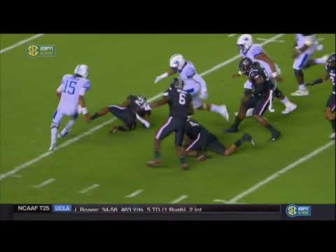 2017 USC vs Kentucky - Jamyest Williams Fumble Recovery