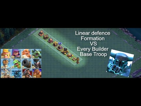 BUILDER BASE TROOPS VS ALL MAX TROOPS  CLASH OF CLANS