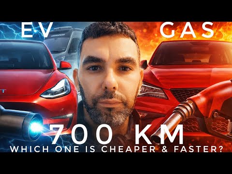 700 KM ONE-DAY TRIP: ELECTRIC VS DIESEL VS PETROL — TESLA VS CUPRA VS CAMPERVAN | FASTER OR CHEAPER?