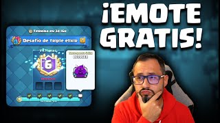 EMOTE GRATIS! DESAFÍO X3 ELIXIR CON LOG BAIT, 6-0 FÁCIL | Clash Royale - Deck Guide by MalcaideCR