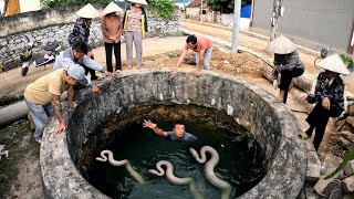The Rescue Squad Rescue 3 Giant White Snakes Under The Well