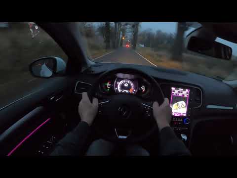 Renault Megane Night 4K POV Test Drive