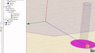 HFSS example ,patch antenna with circular polarization with Arabic explanation