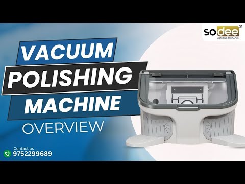 Vacuum Cover Polishing & Grinding Machine | Jewelry Finishing Machine by Sodee Jeweltech