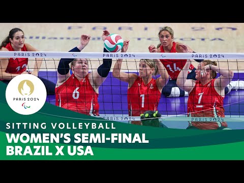 🇧🇷 Brazil X USA 🇺🇸 - Women's Semi-final | Sitting Volleyball - Paris 2024 Paralympics