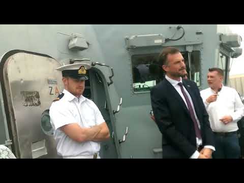 WL Grieve aboard UK Royal Navy HMS Montrose  11 April 2019 ME