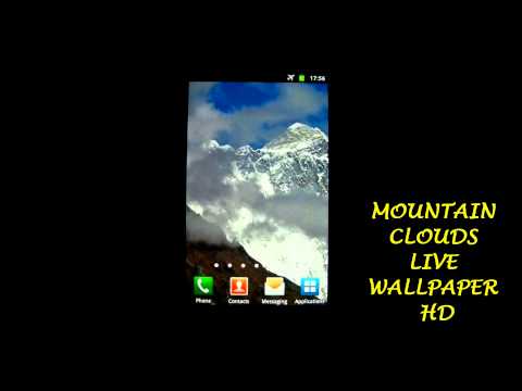 Mountain Clouds Live Wallpaper Video