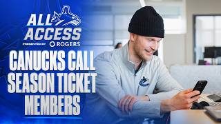 Vancouver Canucks Call and Thank Season Ticket Members