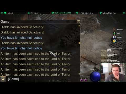 NEW DIABLO CLONE 2.4 PTR - D2R Testing with 400 SOJs