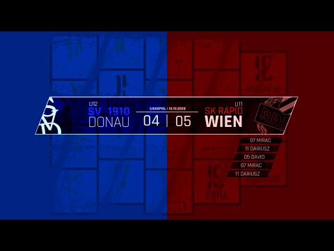 SV Donau U12 - SK Rapid Wien U11 / 10.10.2020 / 4-5