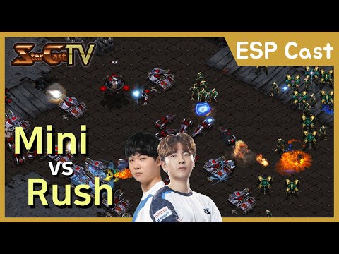 [ESP] Mini vs Rush on Match Point (PvT , Bo3) Part3 - Starcraft Remasterizado (StarCastTV Español)